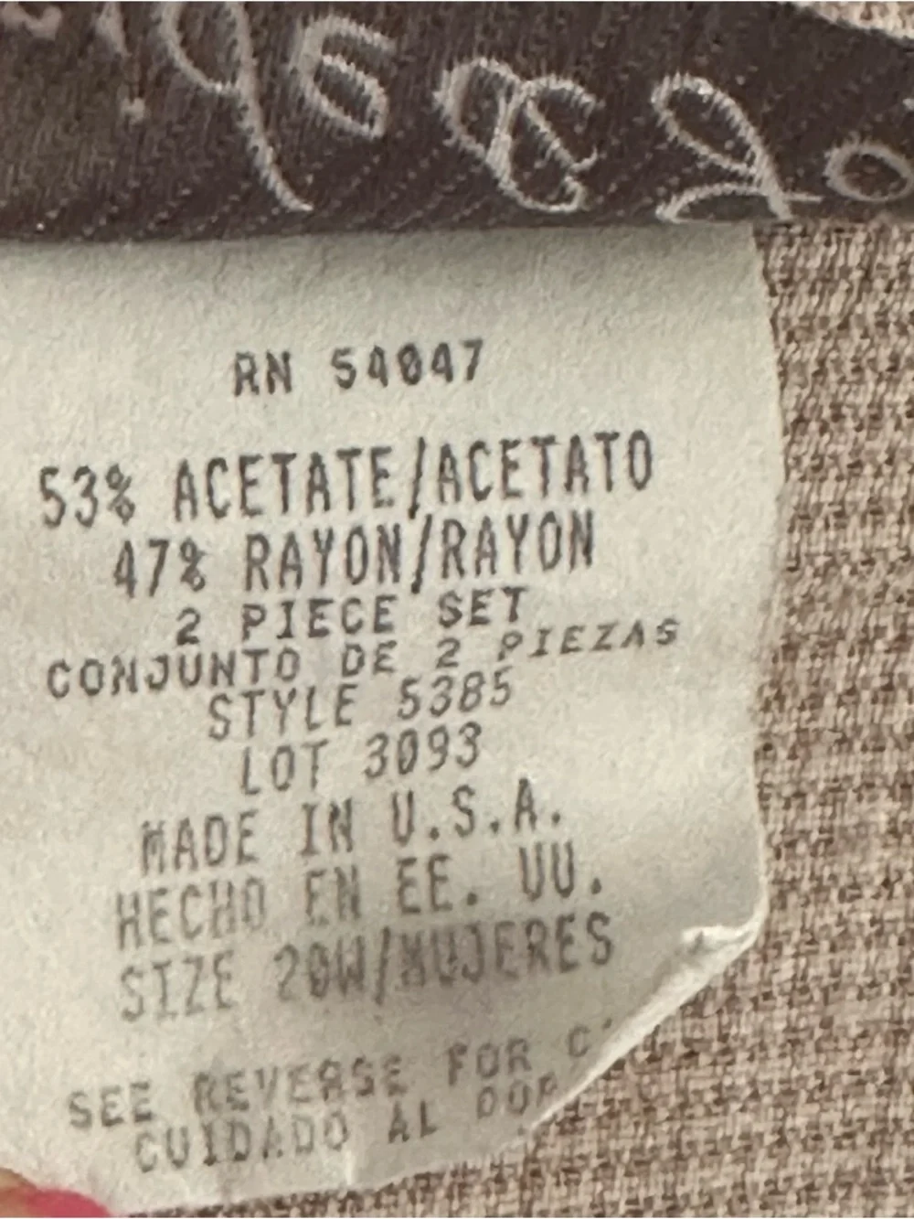 20w vintage women’s plus size button up pride & joy short sleeve 2x 2xl - Picture 6 of 9